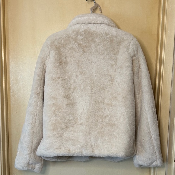 Jou Jou Soft Cream Faux Fur Teddy Jacket size S - Picture 6 of 12